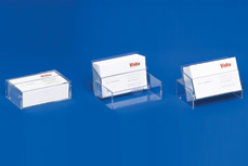 Business card dispensers with 3 functions: Case • Dispenser • Stand VKS 1