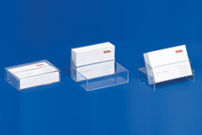 Business card dispensers with 3 functions: Case • Dispenser • Stand VKS 3